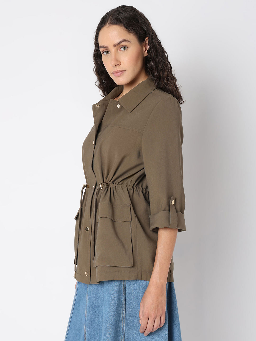 Brown Long Sleeve Jacket