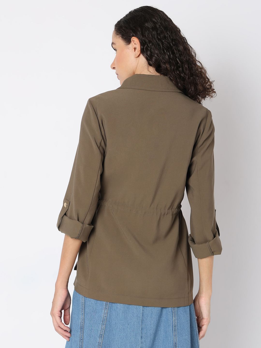 Brown Long Sleeve Jacket
