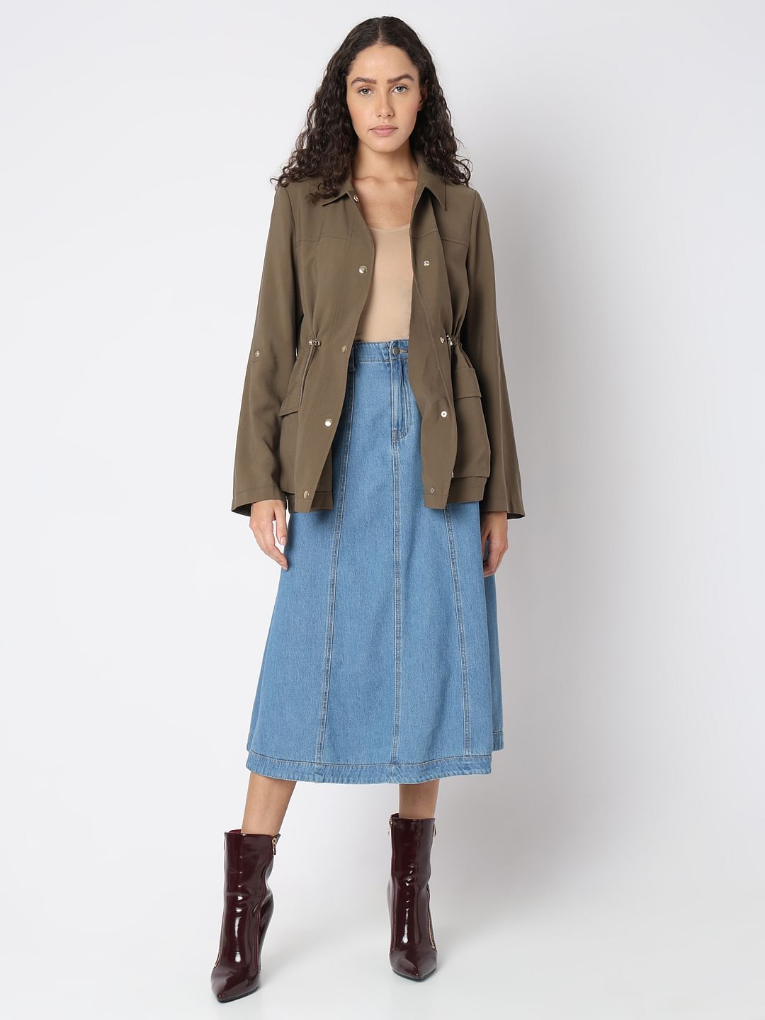 Brown Long Sleeve Jacket