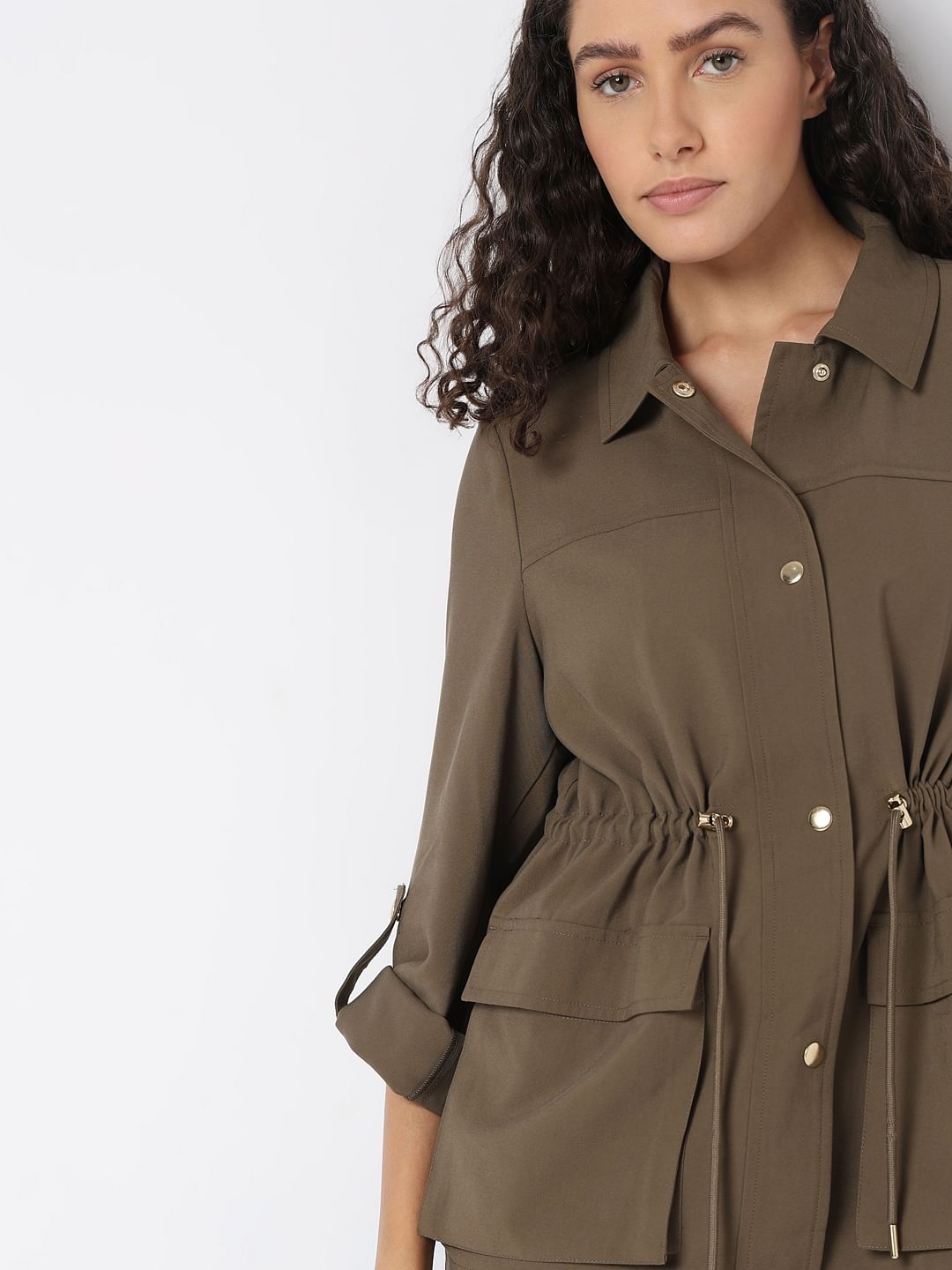 Brown Long Sleeve Jacket