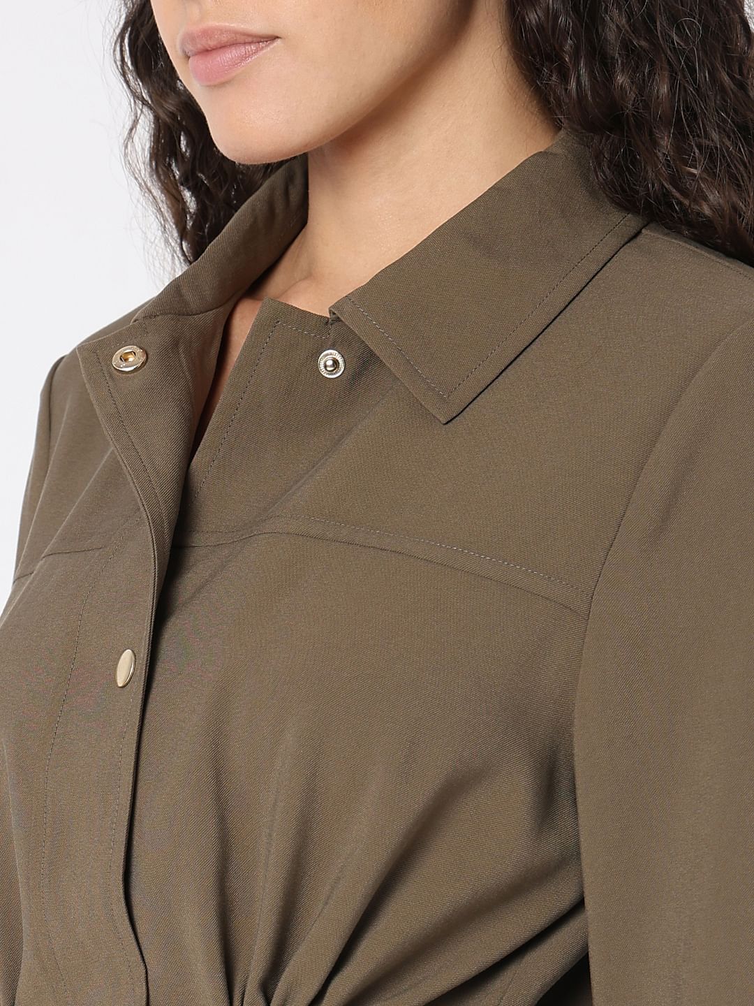 Brown Long Sleeve Jacket