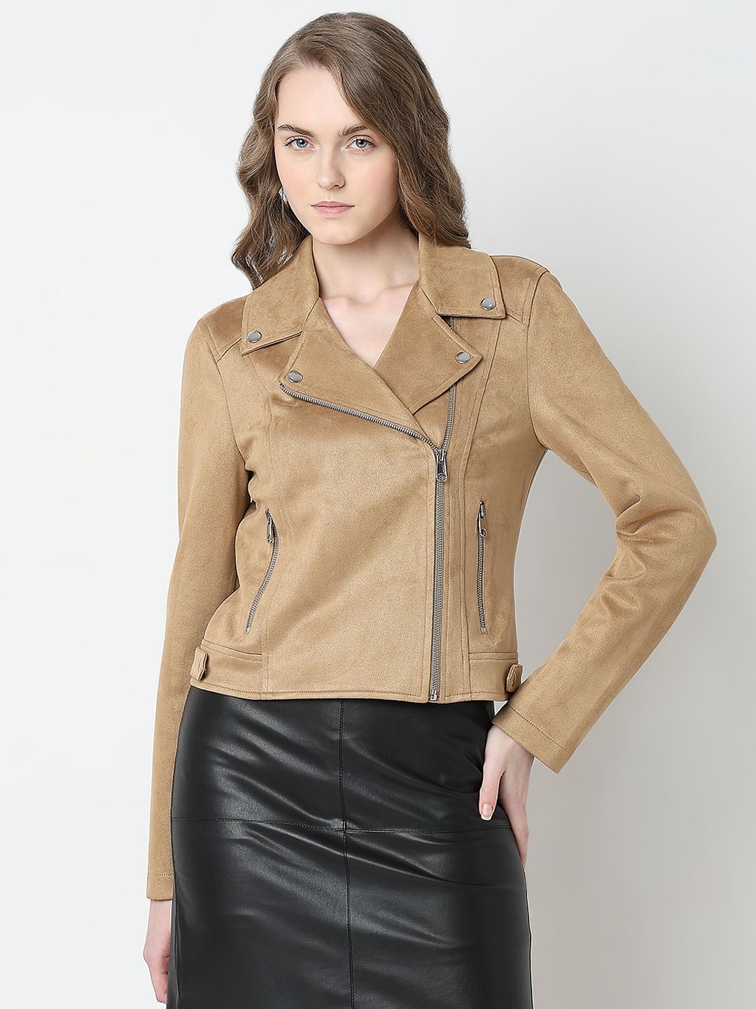 Brown Biker Jacket