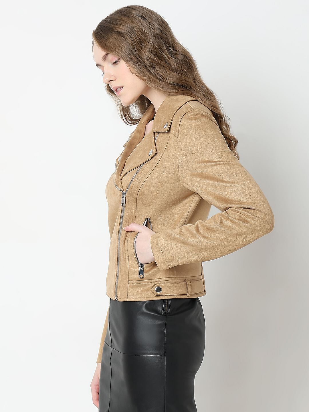 Brown Biker Jacket