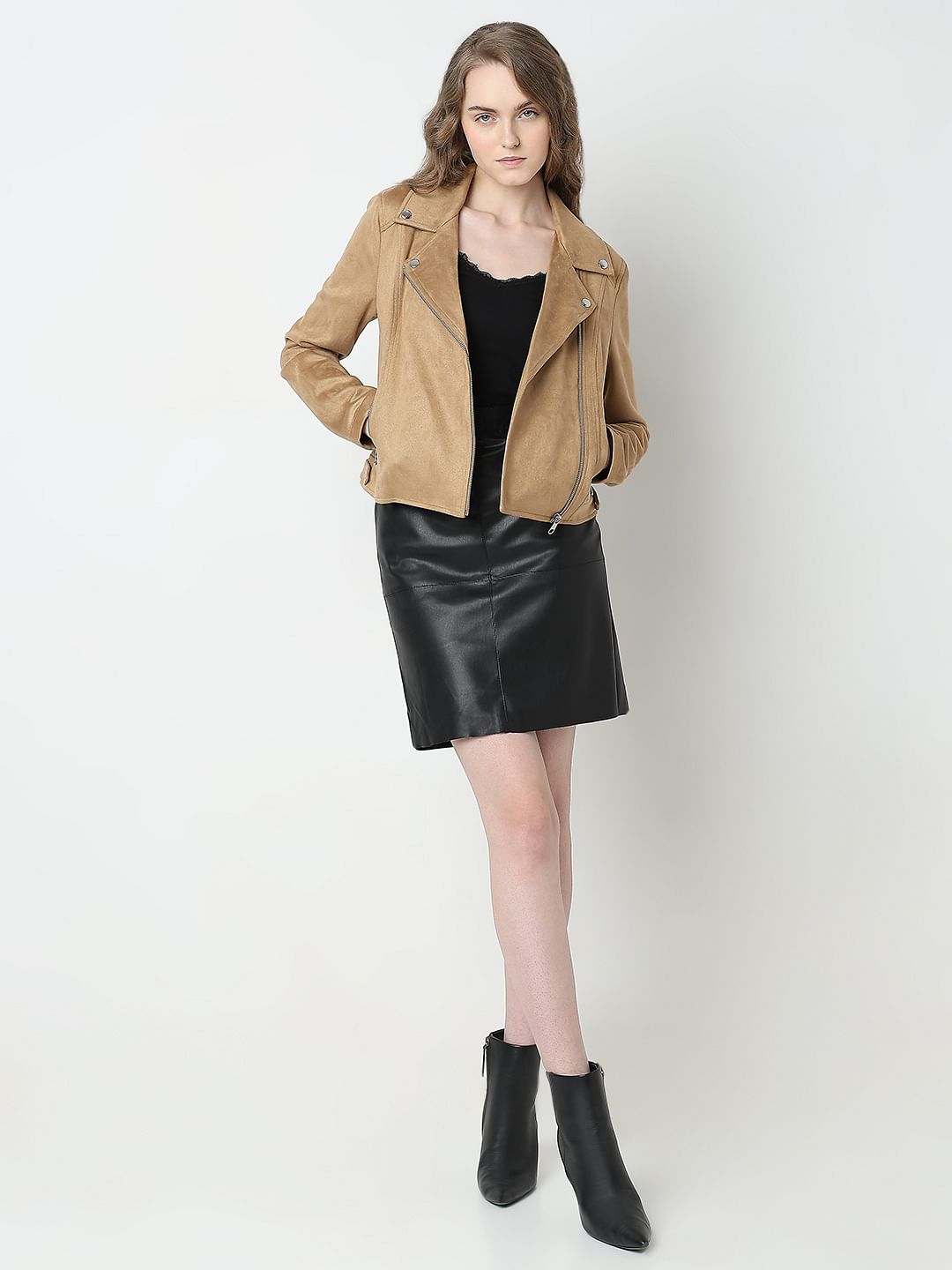 Brown Biker Jacket