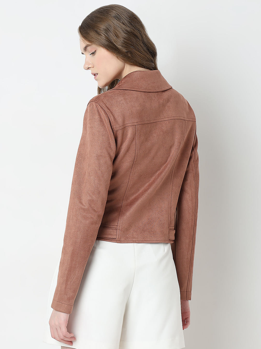 Light Brown Biker Jacket