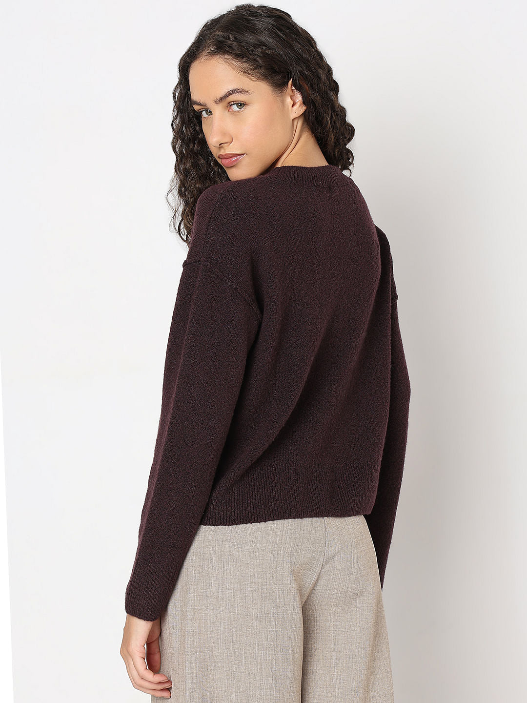 Purple Regular Pullover