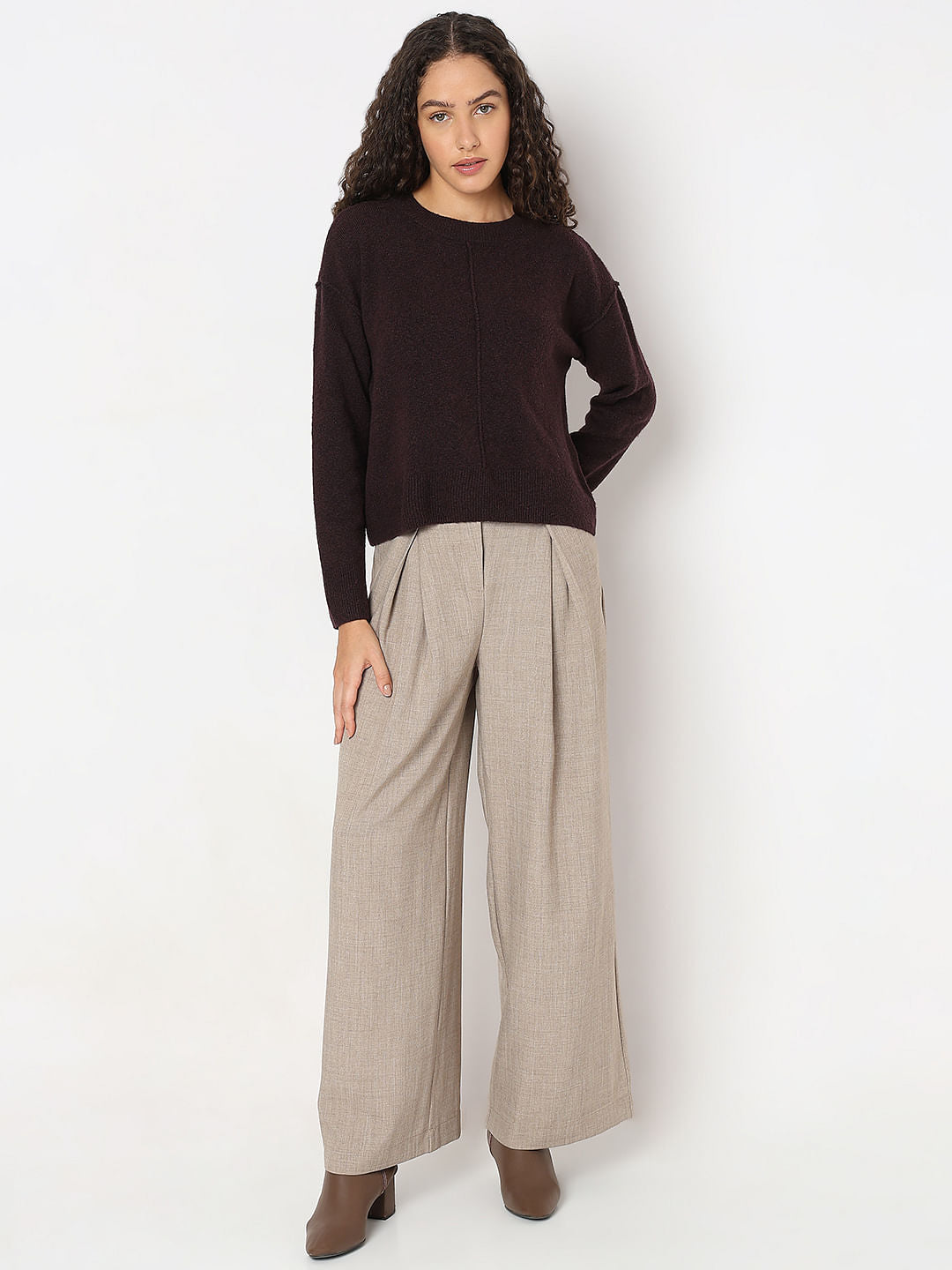 Purple Regular Pullover