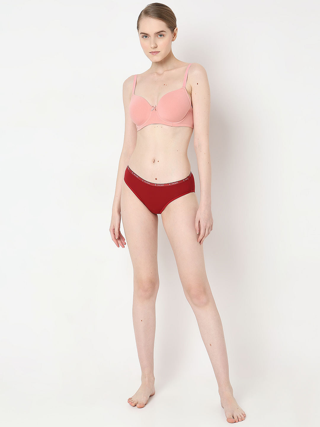 Intimates Light Pink Underwired Padded T-Shirt Bra