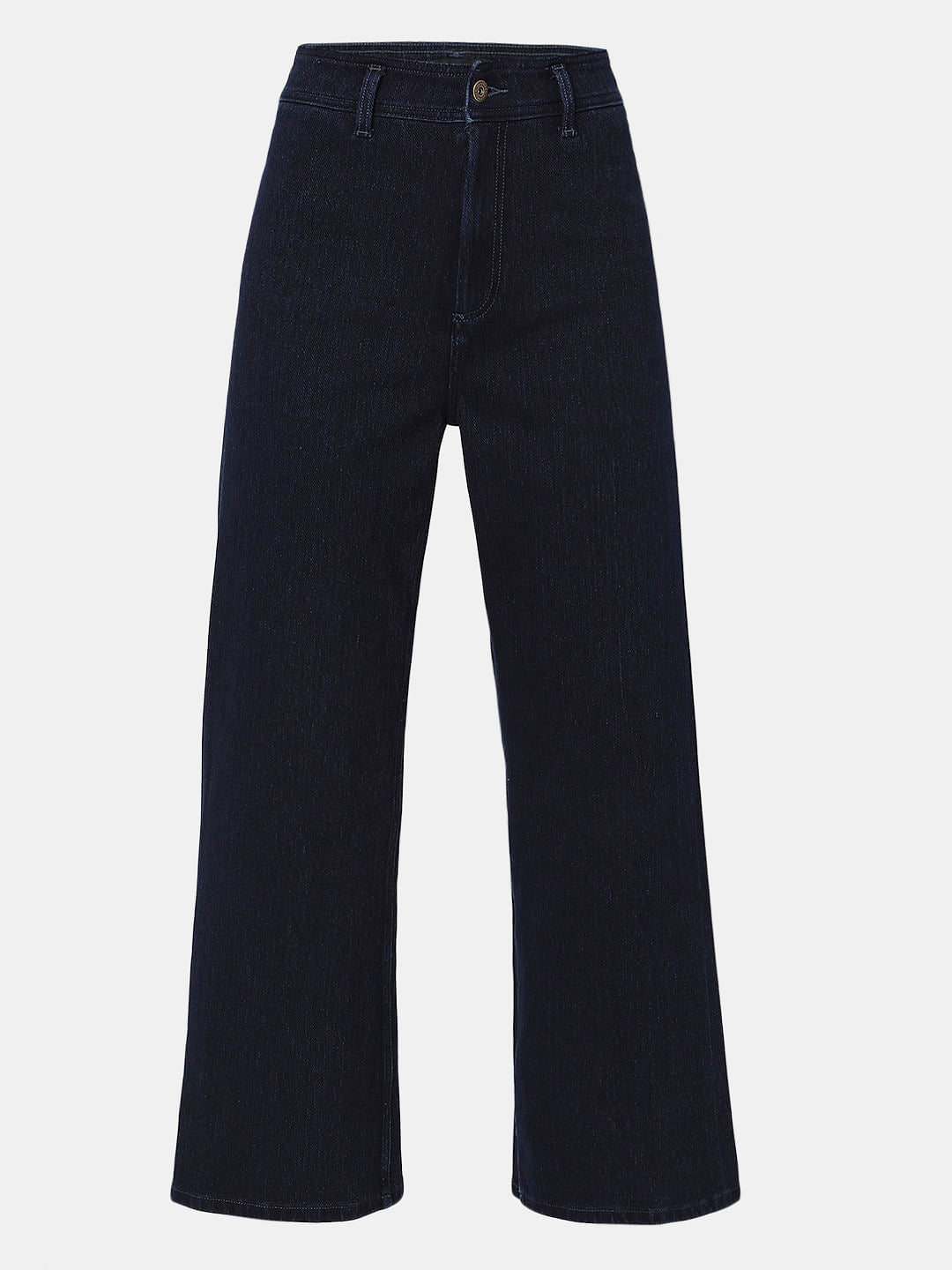 Dark Blue High Rise Zoey Wide-Leg Jeans