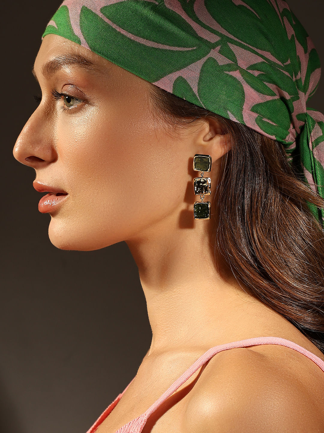 Golden Long Dangler Earrings