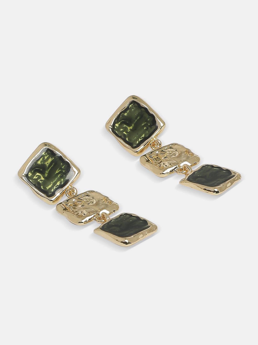 Golden Long Dangler Earrings