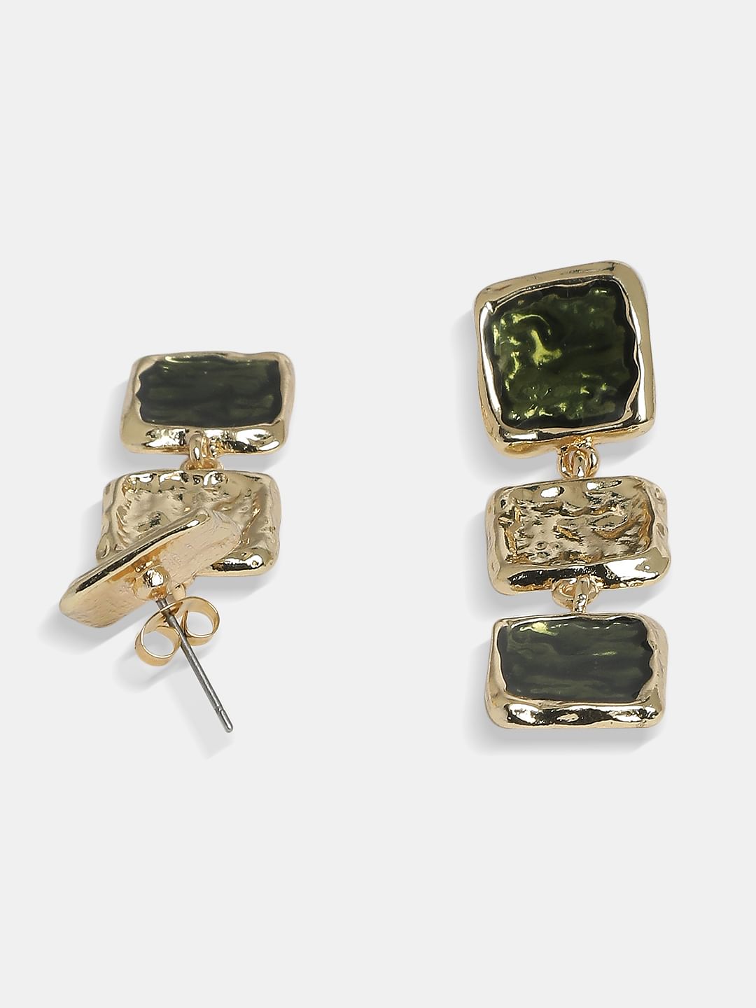 Golden Long Dangler Earrings