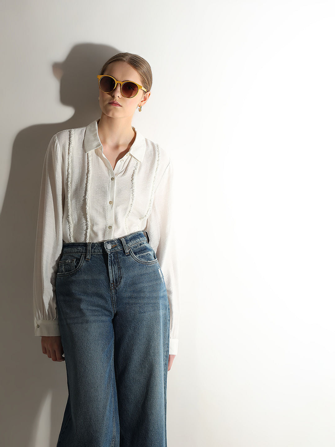 Off-White Full Sleeves Shirt