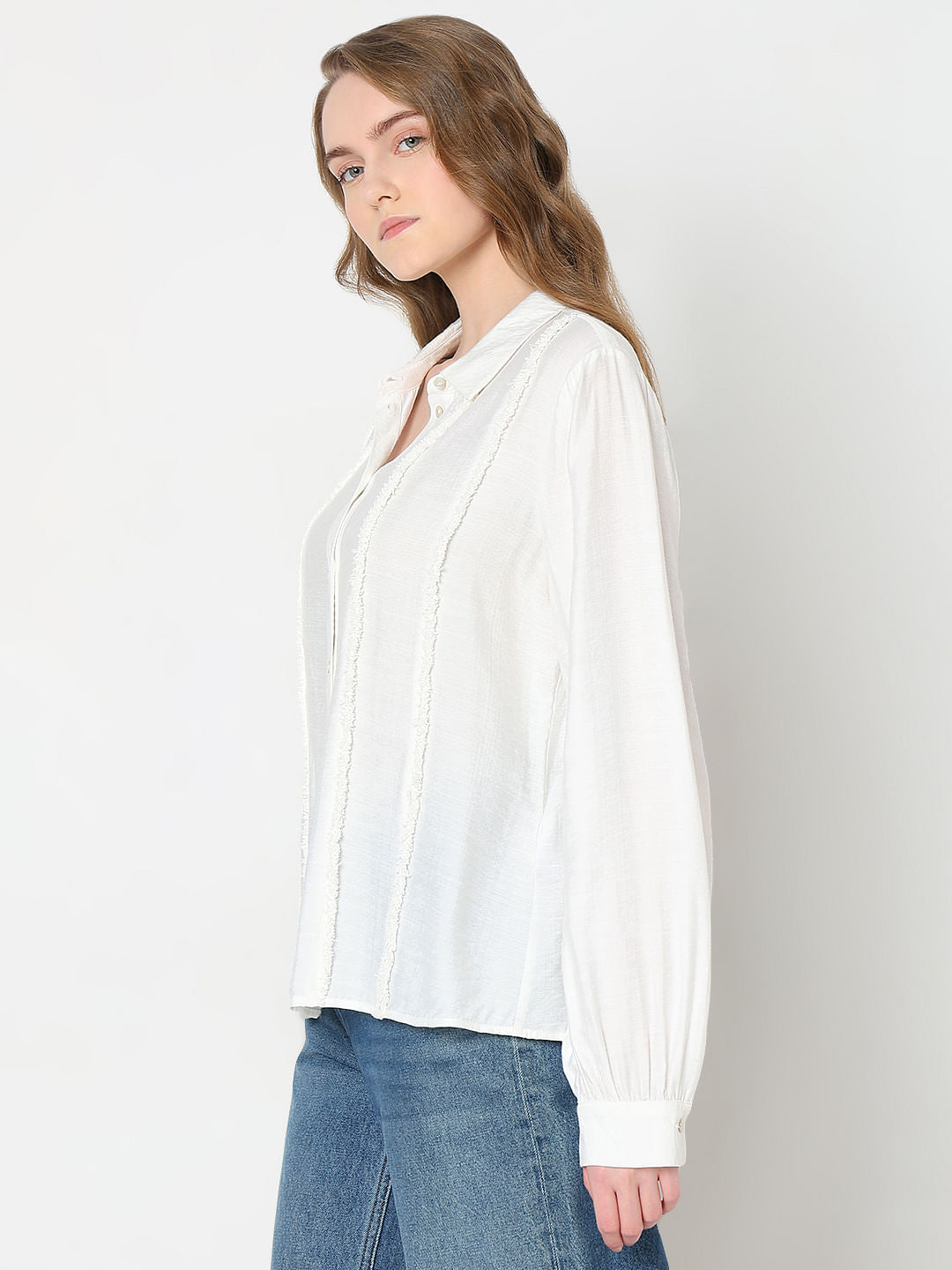 Off-White Full Sleeves Shirt