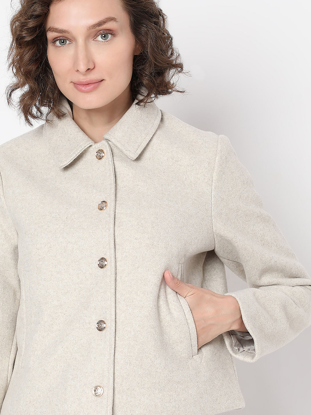 Beige Short Jacket