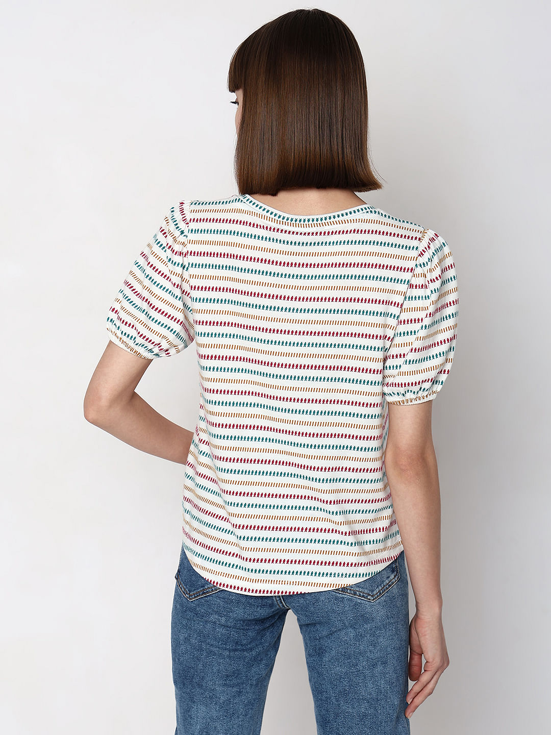 White Striped T-Shirt