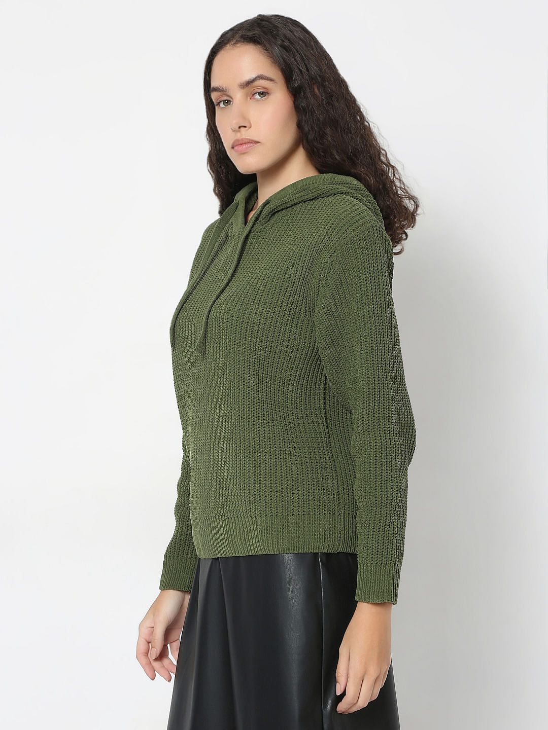 Green Hooded Pullover
