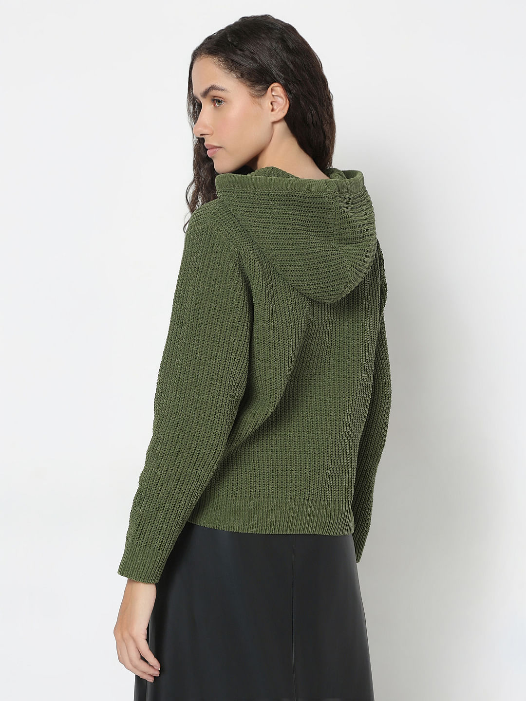 Green Hooded Pullover