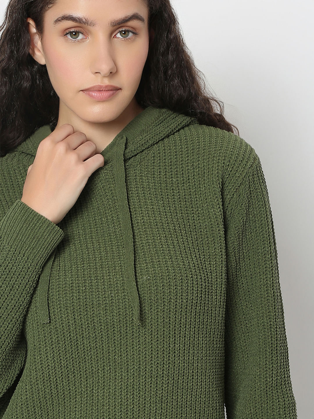 Green Hooded Pullover
