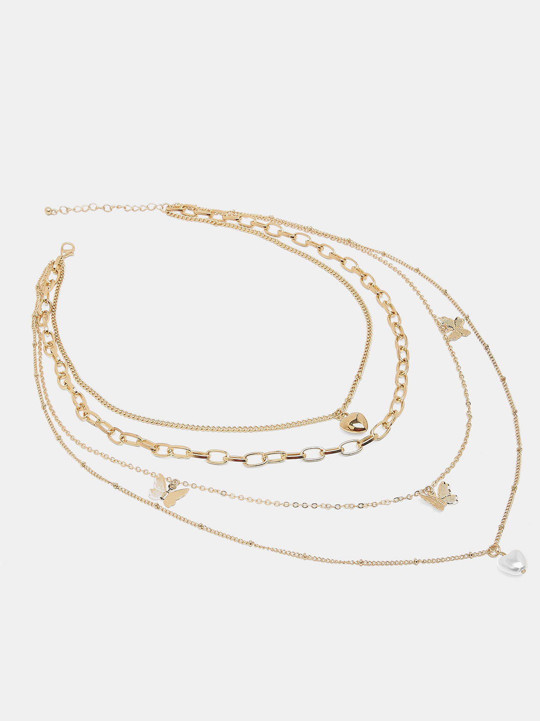 Golden Multi-Layered Necklace