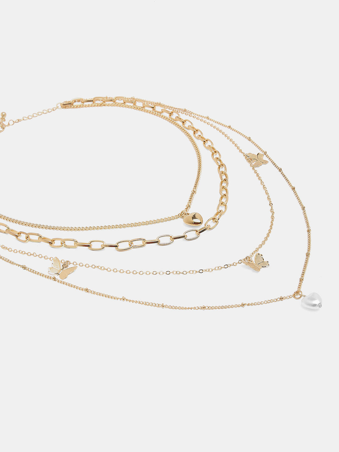 Golden Multi-Layered Necklace