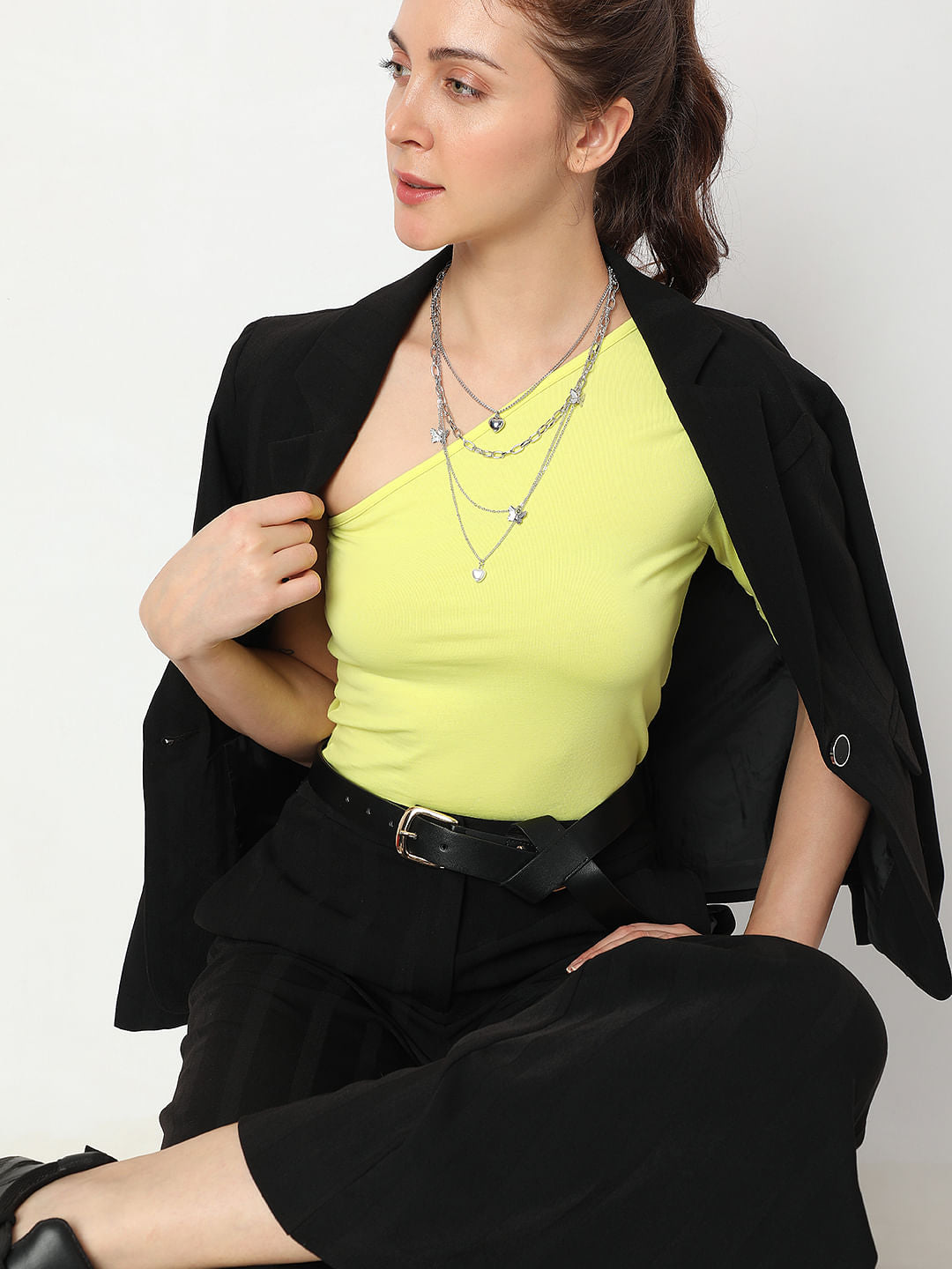 Silver Multi-Layered Necklace