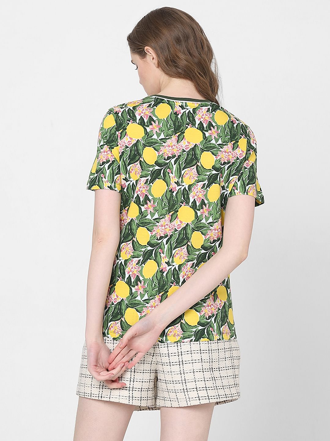 Green Lemon Printed T-Shirt