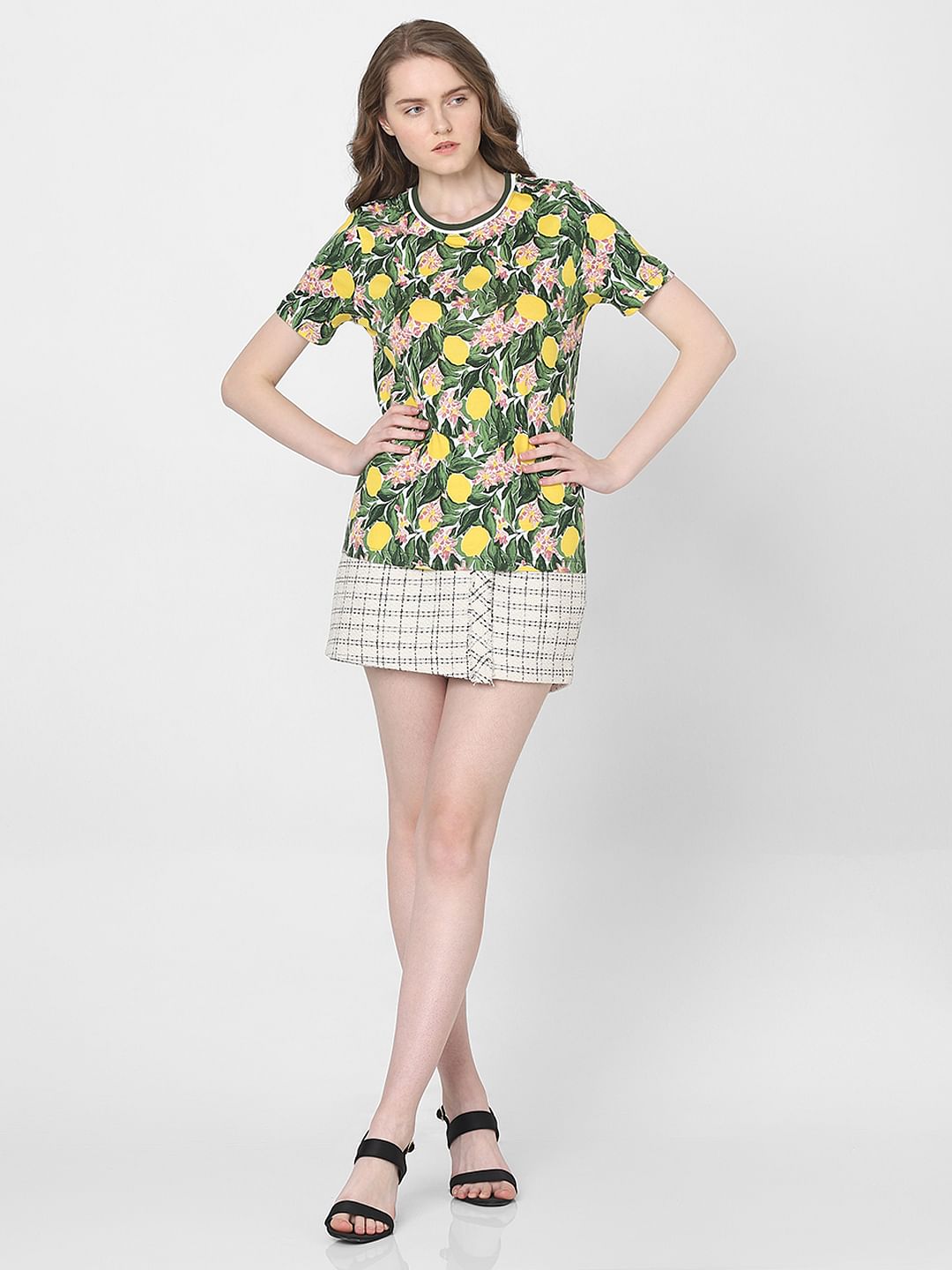 Green Lemon Printed T-Shirt