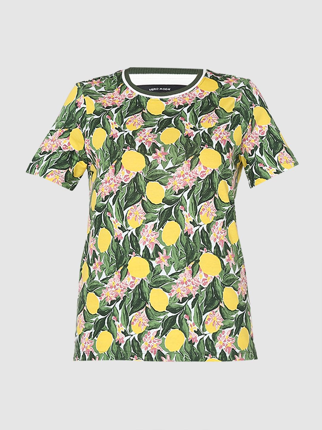 Green Lemon Printed T-Shirt