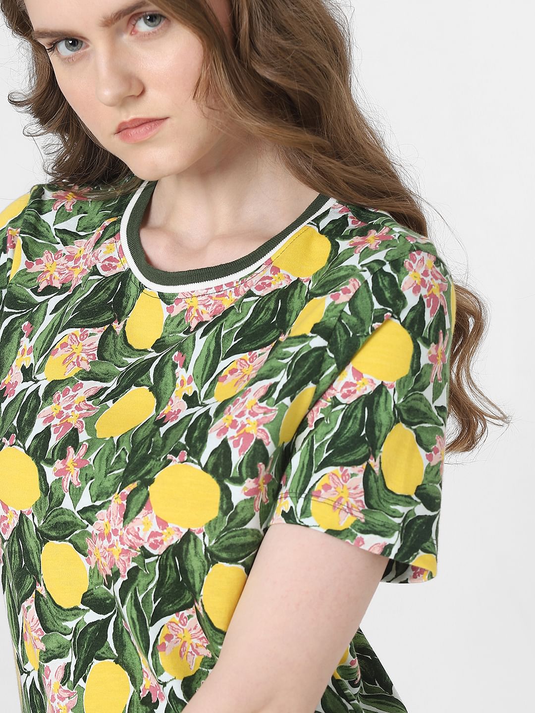 Green Lemon Printed T-Shirt