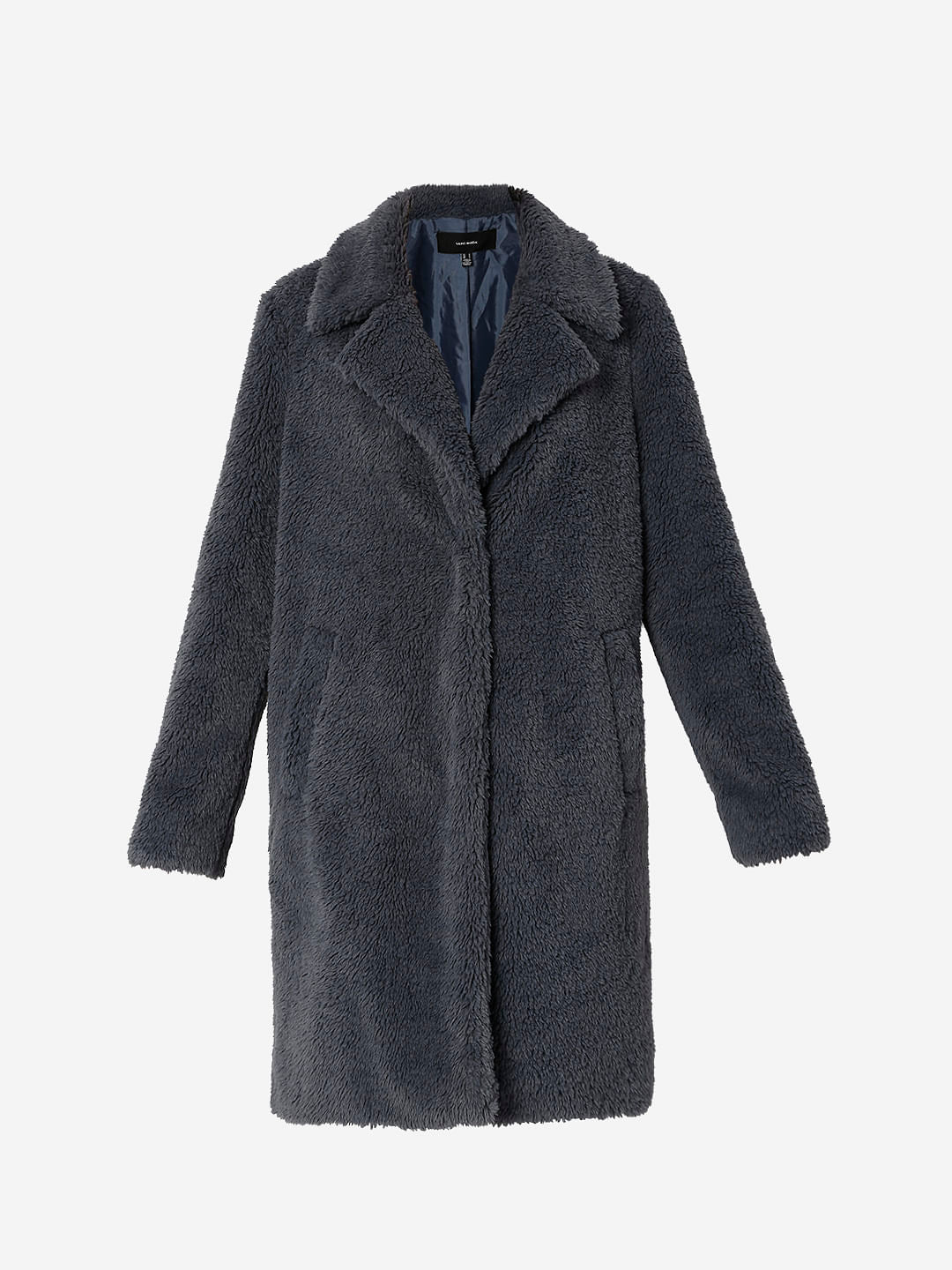 Ombre Blue Teddy Overcoat