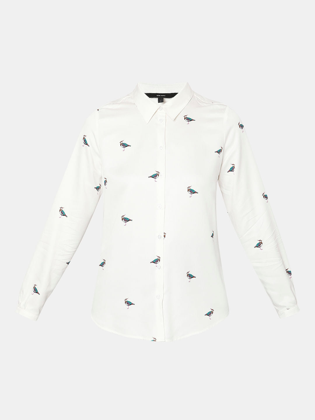 White Embroidered Shirt