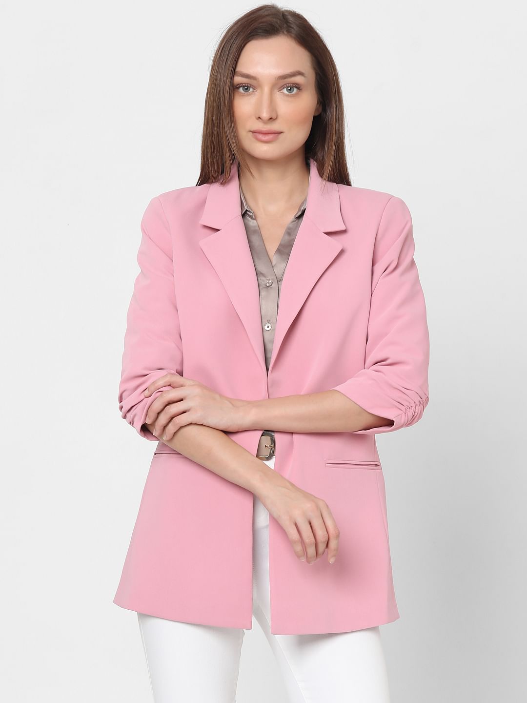 Dusty Pink Tailored Blazer
