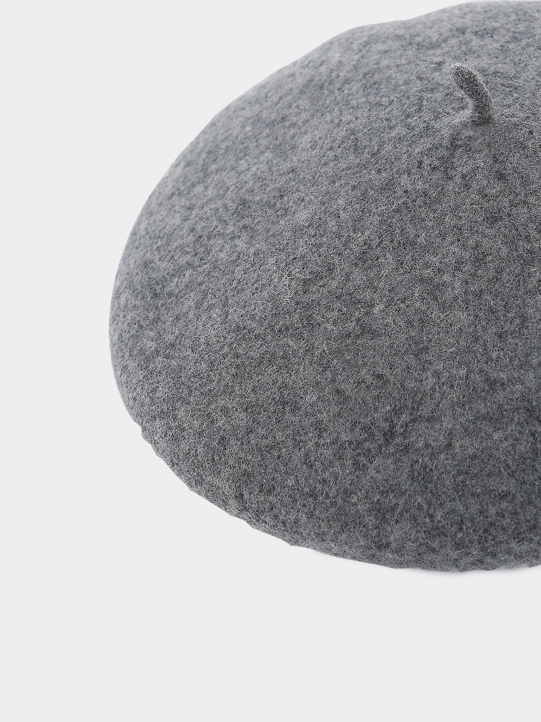 Grey Wool Hat