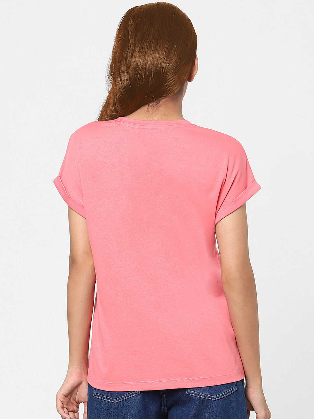 Pink Graphic Print T-Shirt