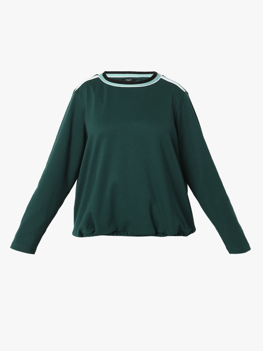 Curve Green Striped Co-Ord Set Sweatshirt