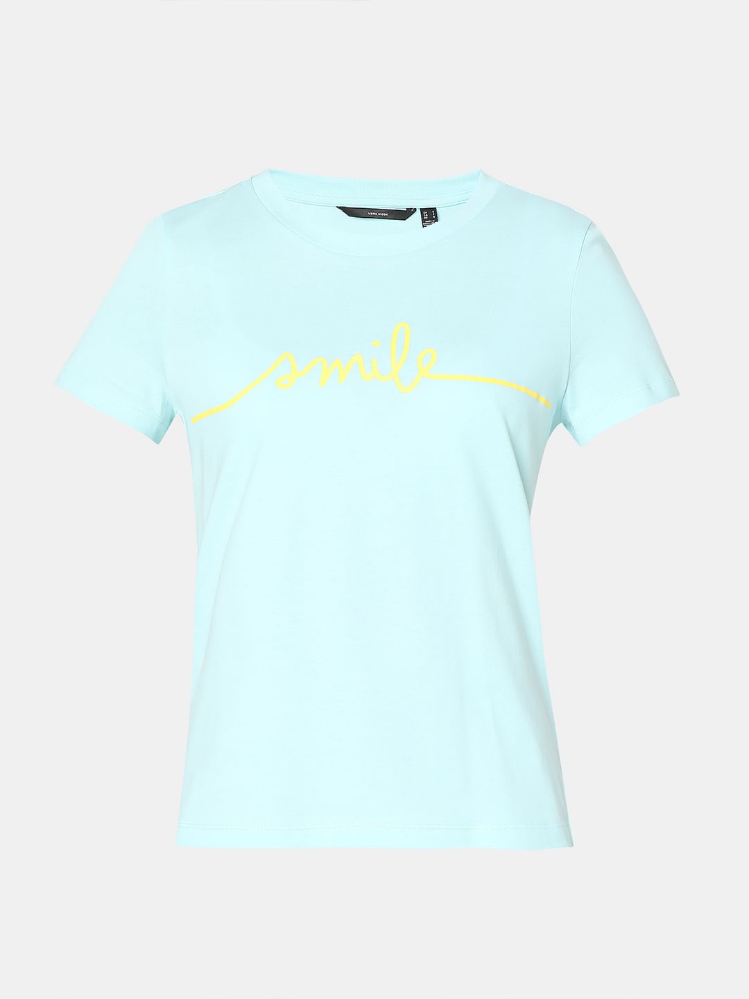 Light Blue Cotton T-Shirt