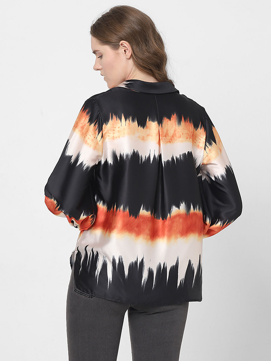 Black Watercolour Printed Shirt