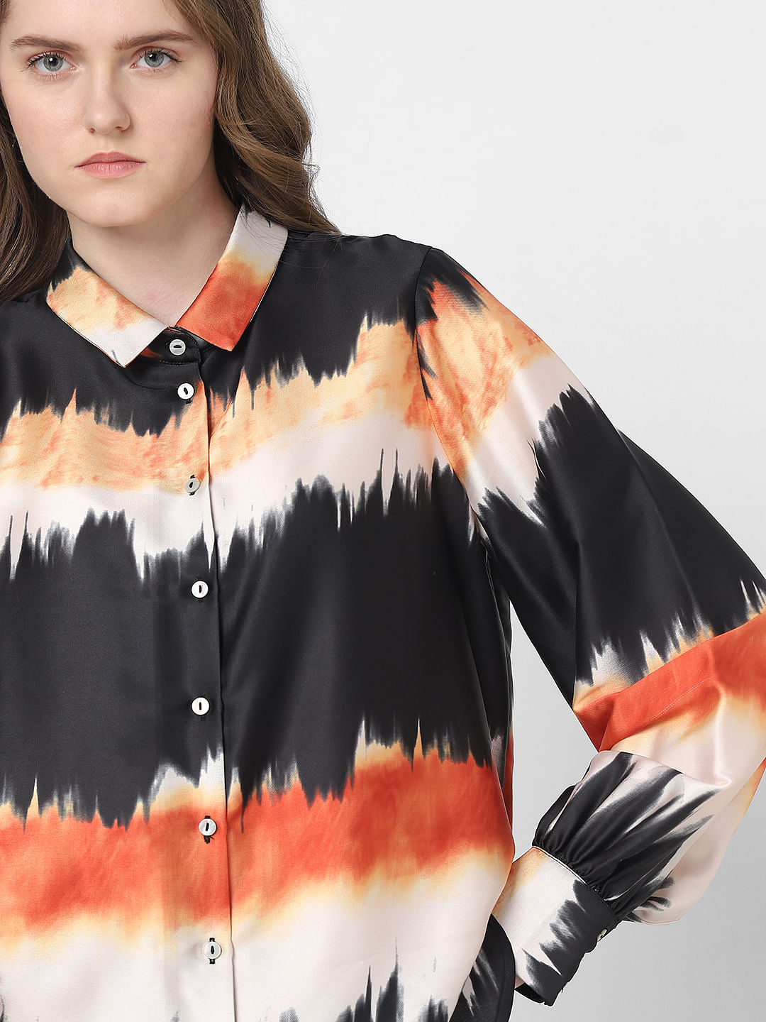 Black Watercolour Printed Shirt
