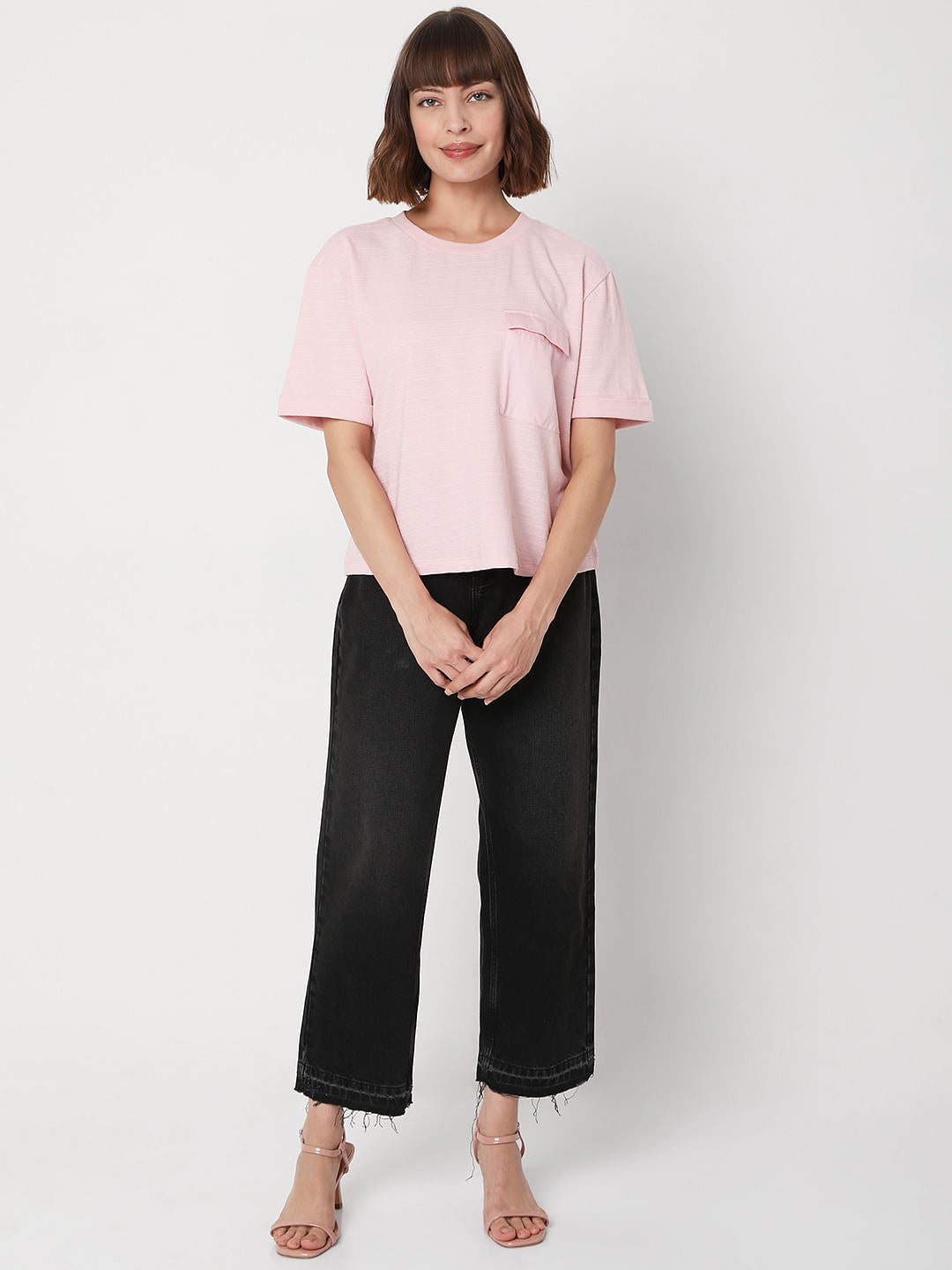 Pink Striped T-Shirt