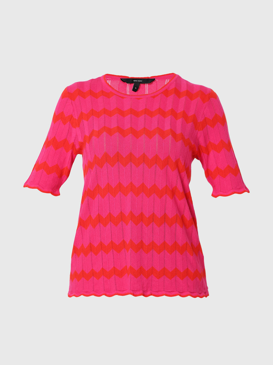 Fuschia Pink Knit Top