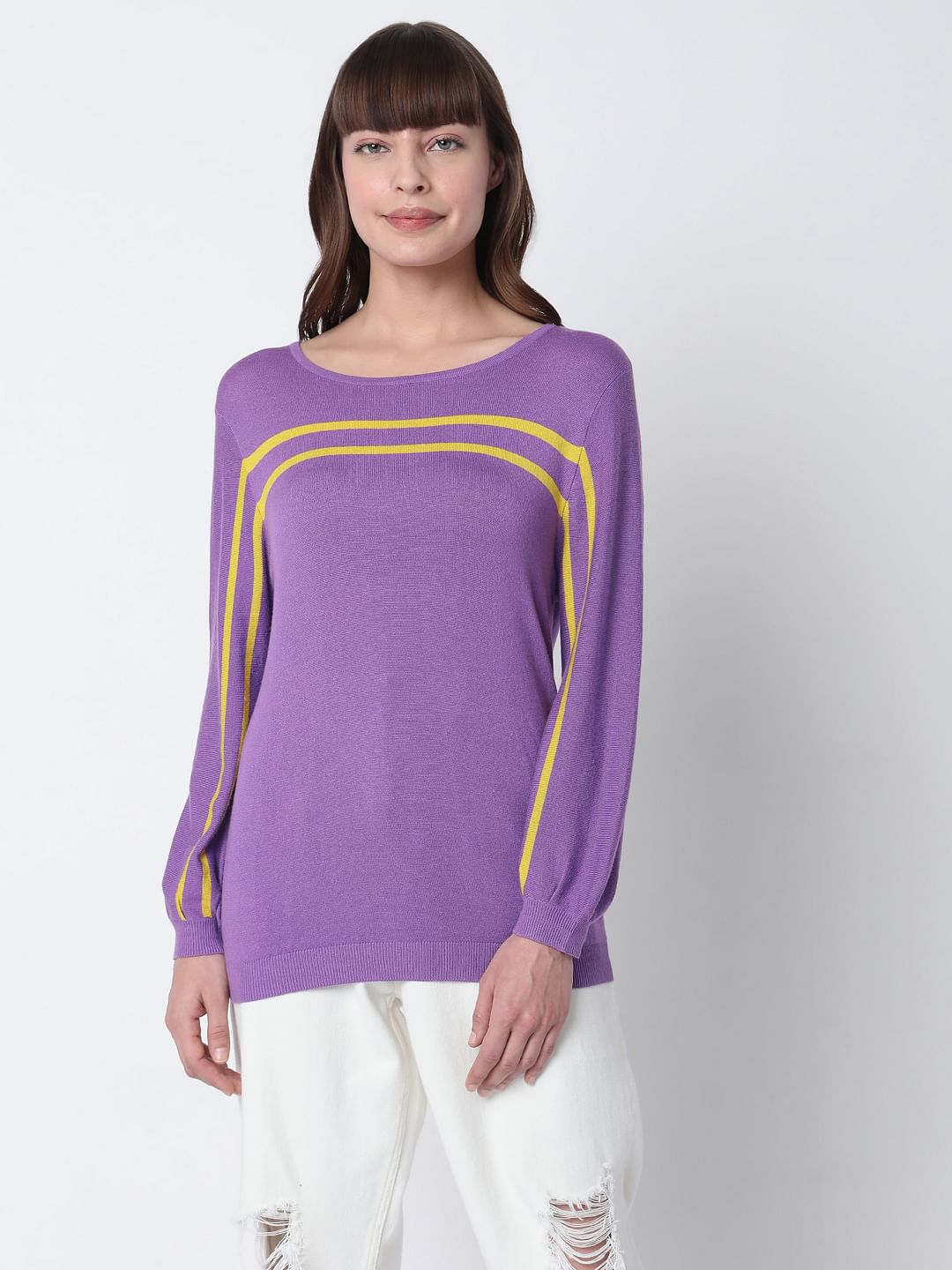 Purple Knit Top