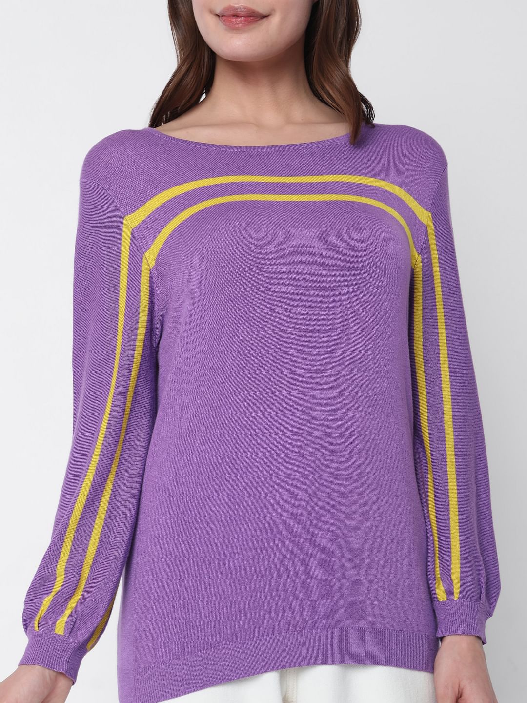 Purple Knit Top