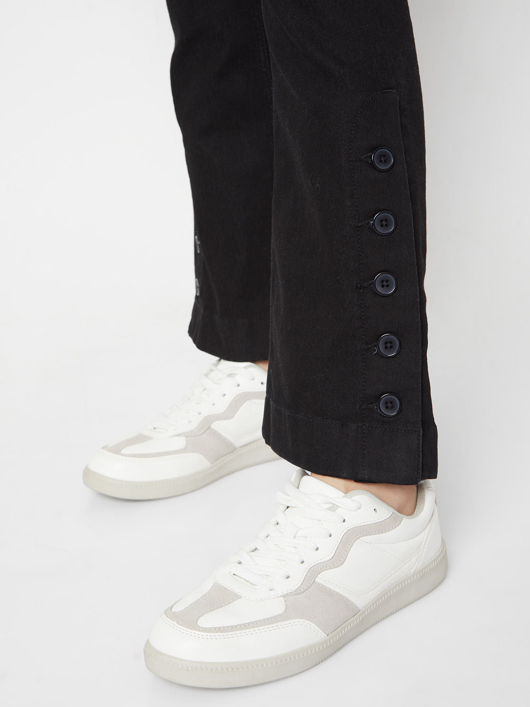 Black Petra Bootcut Jeans