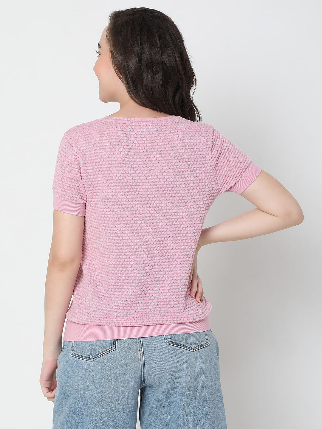 Lilac Textured Sweater