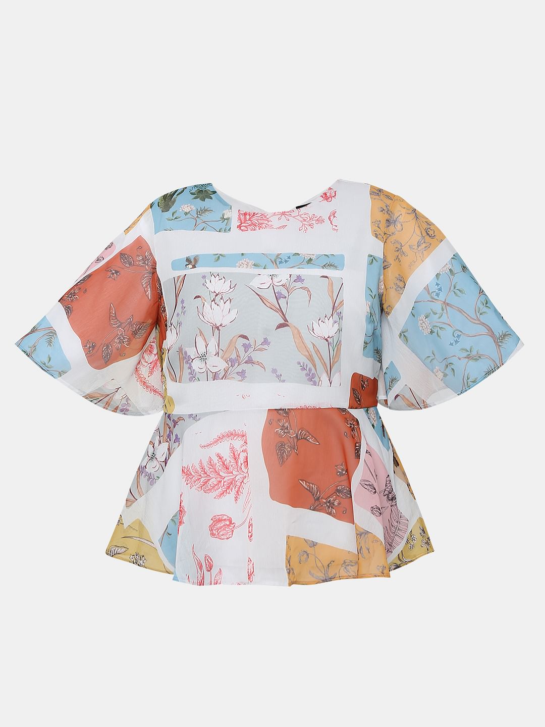 Multi-Colour Printed Top