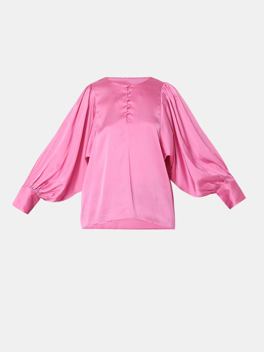 Pink Satin Top