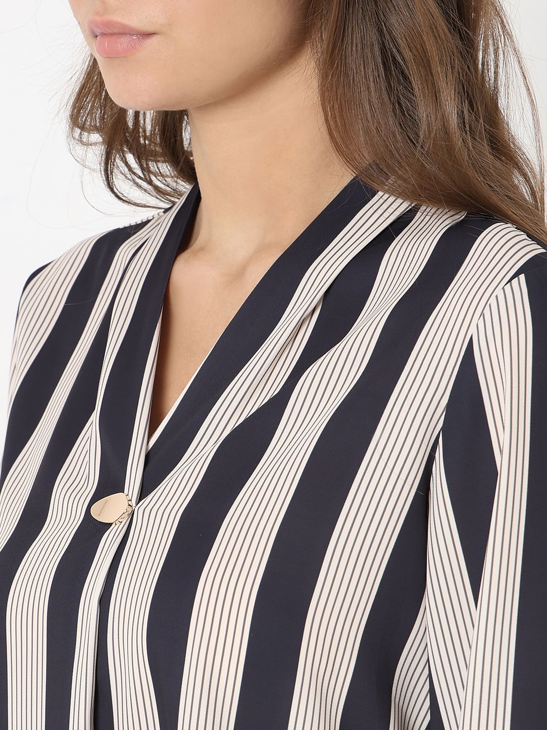 Black Striped Top