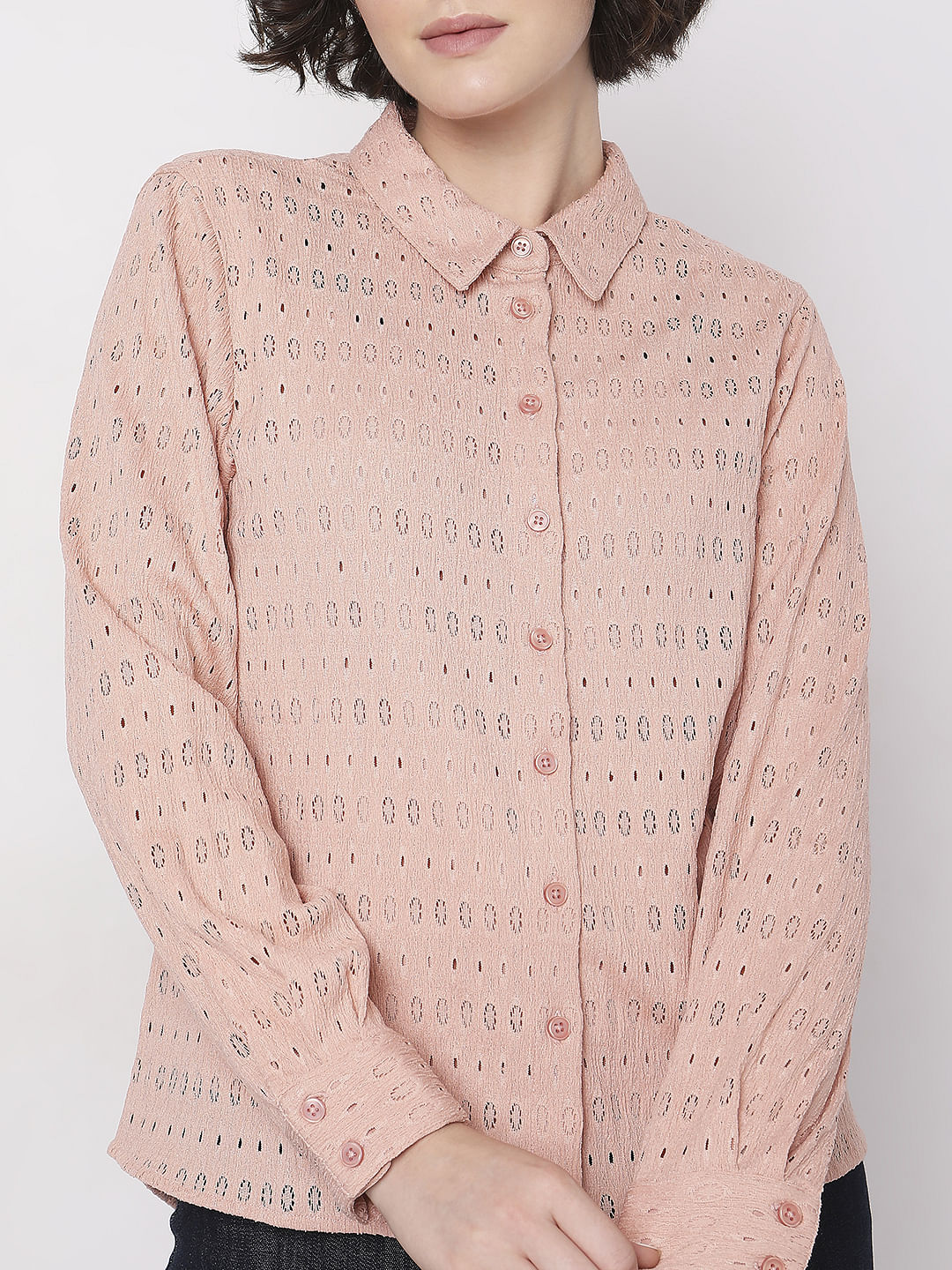 Pink Knitted Shirt