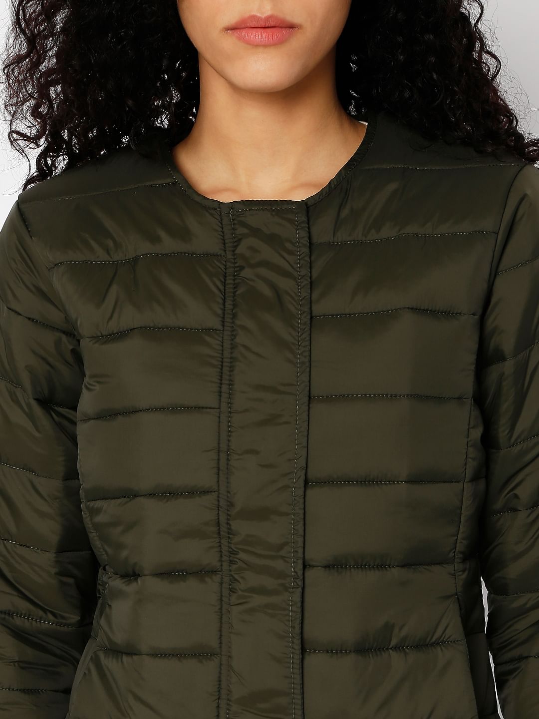 Dark Olive Padded Jacket